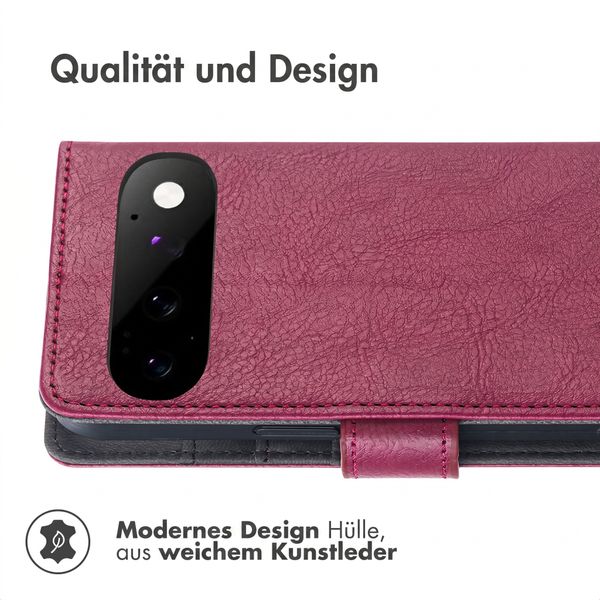 imoshion Luxuriöse Klapphülle Google Pixel 11 Pro - Bordeaux