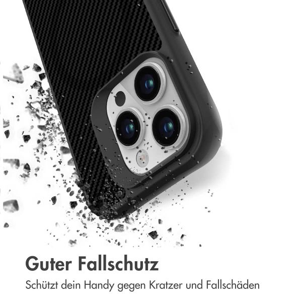 imoshion Rugged Hybrid Carbon Case mit MagSafe Apple iPhone 15 Pro Max - Schwarz