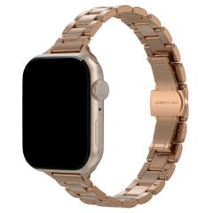 Selencia Slim Stahlgliederarmband für Apple Watch | 38/40/41/42 mm - Rosé gold
