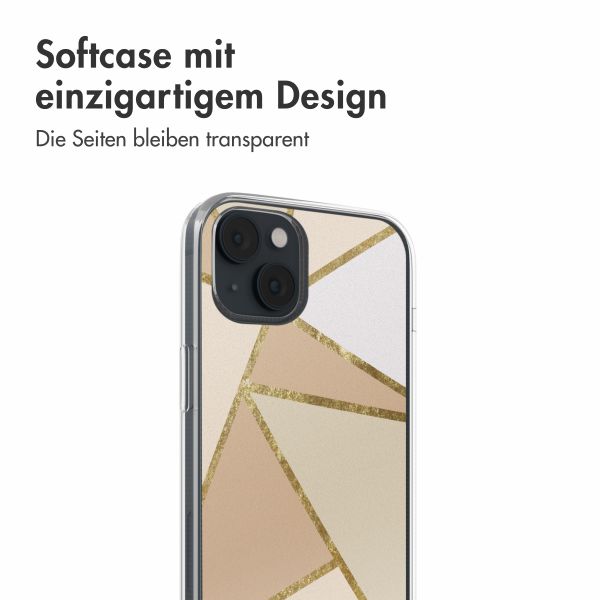 imoshion  Design Hülle für das iPhone 14 - Graphic Beige