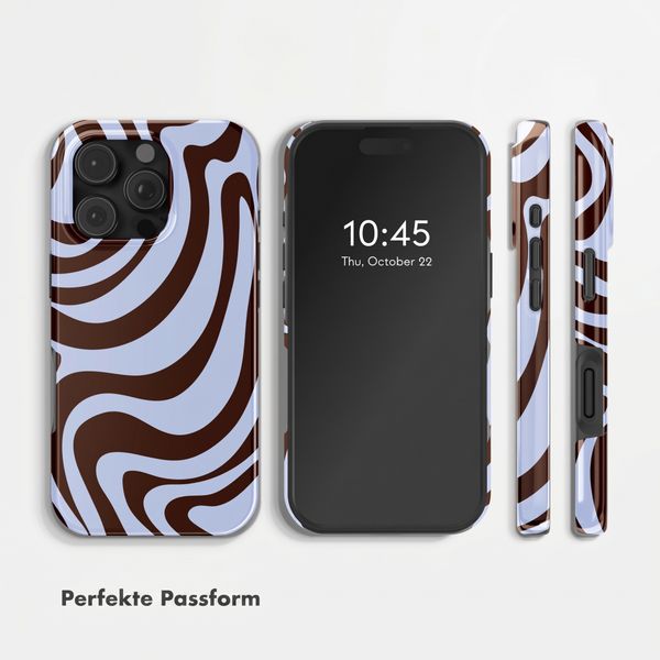 Selencia Vivid Back Cover Apple iPhone 16 Pro - Dream Swirl Chocolate