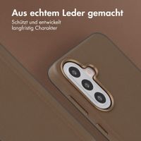 Accezz MagSafe Leather Backcover Samsung Galaxy A57 (5G) - Kaffeebraun
