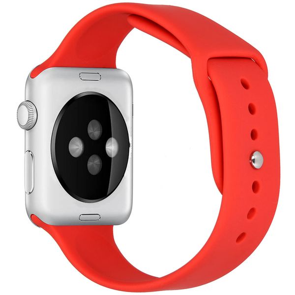 imoshion Silikonband für die Apple Watch Series 1 bis 9 / SE (38/40/41 mm) | Series 10 (42 mm) - Rot