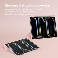 Accezz Smarte Klapphülle aus Silikon Apple iPad Pro 11 (2024) M4 - Rosa