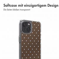 imoshion Design Hülle Apple iPhone 15 - Polka Dot Bruin