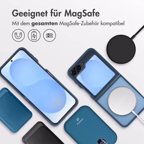 imoshion Color Guard Back Cover mit MagSafe Samsung Galaxy Z Flip 7 FE - Dunkelblau