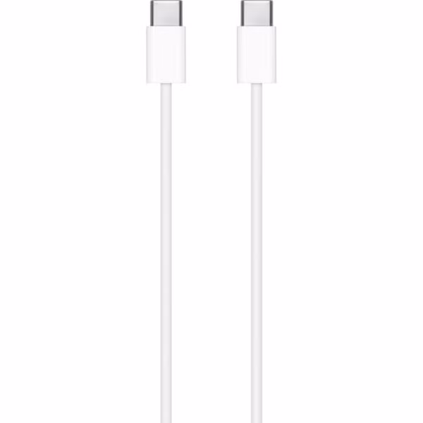 Apple Original USB-C Power Adapter 20 Watt + Original USB-C auf USB-C Ladekabel - 2 Meter - Weiß