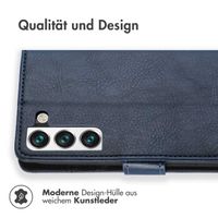 imoshion Luxuriöse Klapphülle Samsung Galaxy S22 - Dunkelblau