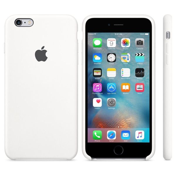 Apple Silikon-Case für das Apple iPhone 6(s) Plus - White