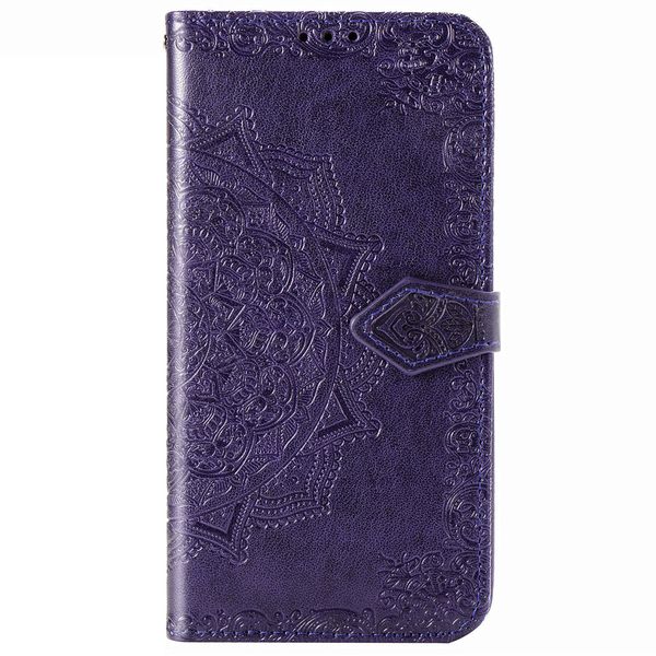 Mandala Klapphülle Violett für Motorola Moto G8 Power