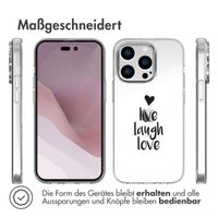 imoshion Design Hülle für das iPhone 14 Pro - Live Laugh Love