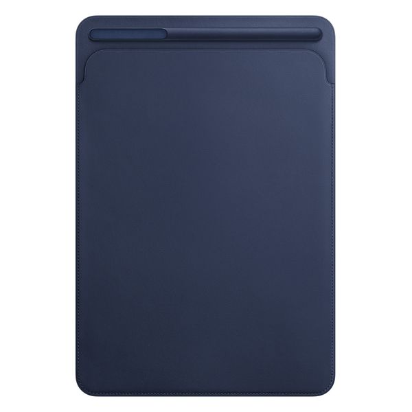 Apple Leather Sleeve Apple iPad 9 (2021) 10.2 Zoll / iPad 8 (2020) 10.2 Zoll / iPad 7 (2019) 10.2 Zoll / Air 3 (2019) / Pro 10.5 (2017) - Midnight Blue