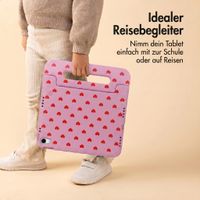imoshion Kinder­sicheres Design Backcover mit Griff Apple iPad 9 (2021) 10.2 Zoll / iPad 8 (2020) 10.2 Zoll / iPad 7 (2019) 10.2 Zoll - Herzchen