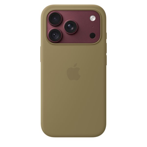 Apple Silikonhülle mit MagSafe Apple iPhone 18 Pro - Olive