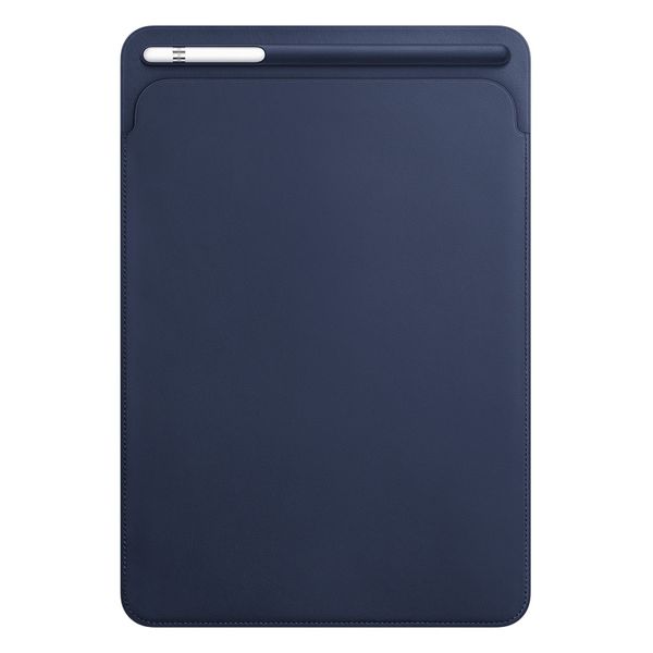 Apple Leather Sleeve Apple iPad 9 (2021) 10.2 Zoll / iPad 8 (2020) 10.2 Zoll / iPad 7 (2019) 10.2 Zoll / Air 3 (2019) / Pro 10.5 (2017) - Midnight Blue