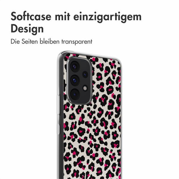 imoshion Design Hülle Samsung Galaxy A53 - Leopard Pink