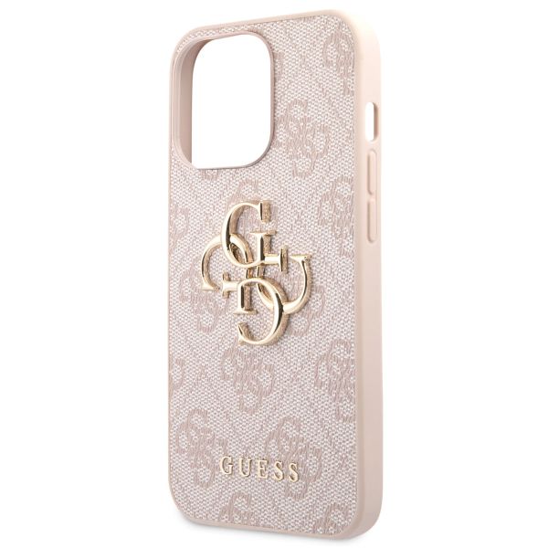 Guess 4G Metal Logo Back Cover Apple iPhone 13 Pro Max - Rosa