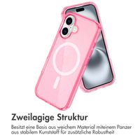 imoshion Sparkle Back Cover mit MagSafe für das Apple iPhone 16 - Glitzer Rosa