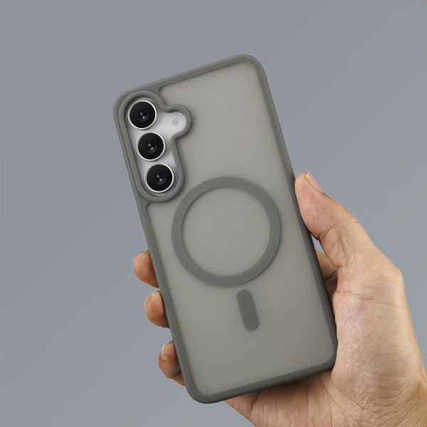 imoshion Color Guard Back Cover mit MagSafe Samsung Galaxy S25 FE - Grau