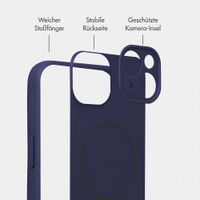 Accezz Grip Backcover mit MagSafe Apple iPhone 13 - Dunkelblau