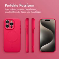 imoshion Color Back Cover mit MagSafe Apple iPhone 15 Pro - Neon Pink