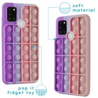 imoshion Pop It Fidget Toy - Pop It Hülle Galaxy A21s - Multicolor