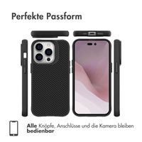 imoshion Rugged Hybrid Carbon Case Apple iPhone 14 Pro - Schwarz