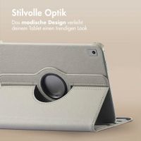 imoshion 360° drehbare Klapphülle Apple iPad 9 (2021) 10.2 Zoll / iPad 8 (2020) 10.2 Zoll / iPad 7 (2019) 10.2 Zoll - Grau