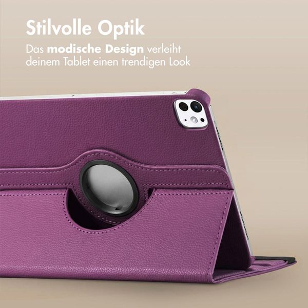 imoshion 360° drehbare Klapphülle Apple iPad Pro 11 (2020/2021/2022) - Violett