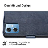 imoshion Luxuriöse Klapphülle Xiaomi Redmi Note 12 - Dunkelblau