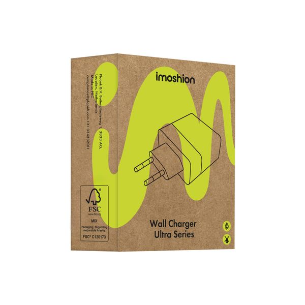 imoshion Wandladegerät - Ladegerät - 2x USB-C - Power Delivery - 40W - Schwarz