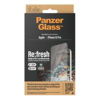 PanzerGlass Ultra-Wide Fit Antibakterieller Displayschutz Apple iPhone 15 Pro
