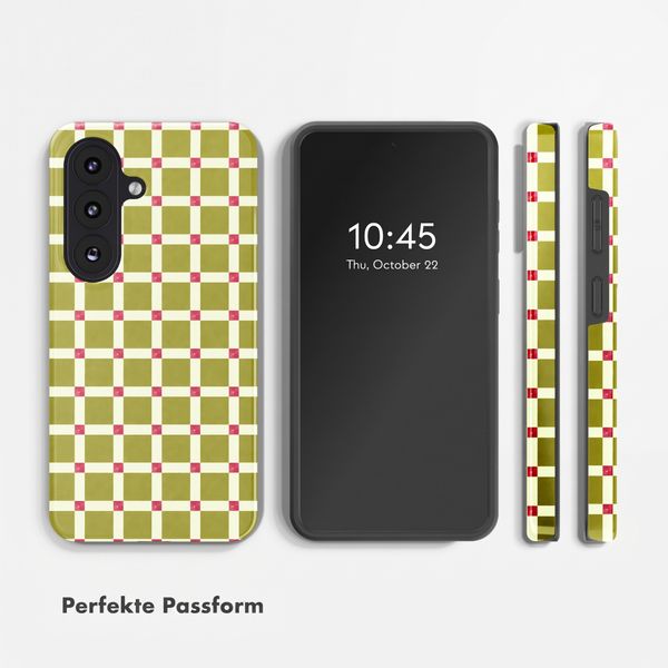 Selencia Vivid Rückabdeckung mit MagSafe Samsung Galaxy S26 FE - Check This Olive