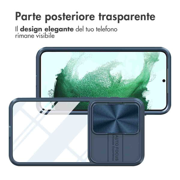 imoshion Back Cover mit Kameraschieber Samsung Galaxy S23 - Dunkelblau