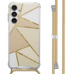 imoshion Design Hülle mit Band Samsung Galaxy A16 - Beige Graphic
