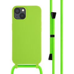 imoshion SilikonHülle mit Band Apple iPhone 13 - Fluor Groen