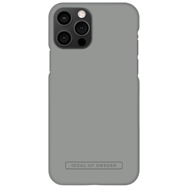 iDeal of Sweden Seamless Case Back Cover für das iPhone 12 (Pro) - Ash Grey