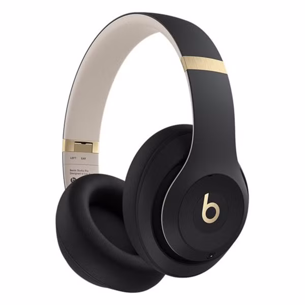 Beats Studio Pro Kabellose Kopfhörer mit Aktive Geräuschunterdrückung (ANC) - Schwarz / Gold