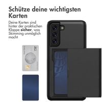 imoshion Backcover mit Kartenfach Samsung Galaxy S21 FE - Schwarz