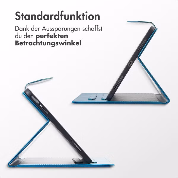 imoshion Mandala Klapphülle Apple iPad Air 11 Zoll (2025) M3 / (2024) M2 / Air 5 (2022) / Air 4 (2020) - Türkis
