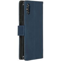 imoshion Luxuriöse Klapphülle Apple iPhone Xs / X - Dunkelblau