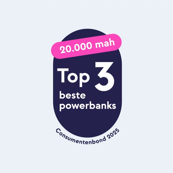 imoshion Powerbank - 20.000 mAh - Schnelles Aufladen und Power Delivery - Rosa