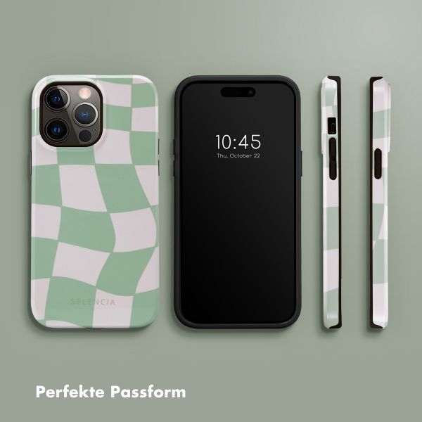 Selencia Vivid Back Cover iPhone 14 Pro Max - Groovy Sage Green