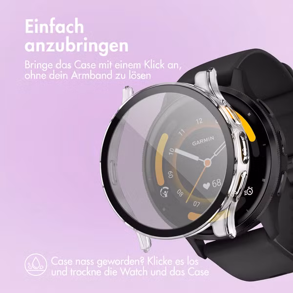 imoshion Full Cover Hard Case Garmin Venu 3 - Transparent