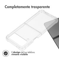 Accezz Clear TPU Backcover Samsung Galaxy Z Flip 4 - Transparent