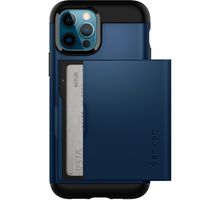 Spigen Slim Armor CS Case für das Apple iPhone 12 (Pro) - Dunkelblau