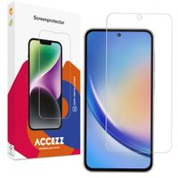 Accezz Screen Protector aus gehärtetem Glas für das Samsung Galaxy A35 / A55 - Transparent