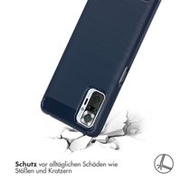imoshion Brushed Back Cover Xiaomi Redmi Note 10 (5G) - Dunkelblau