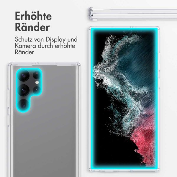 imoshion Back Cover mit Ständer Samsung Galaxy S22 Ultra - Transparent