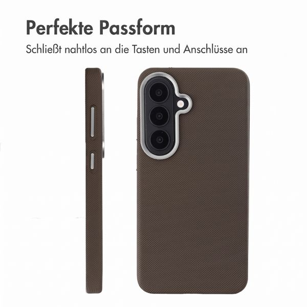 Accezz Mesh Backcover mit MagSafe Samsung Galaxy S26 - Braun